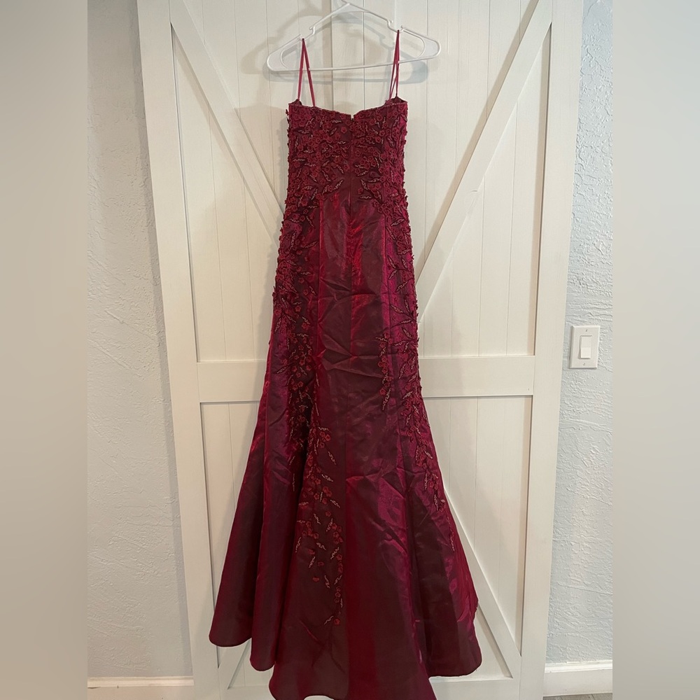 Vintage Lillie Rubin red flower dress - Picture 8 of 8